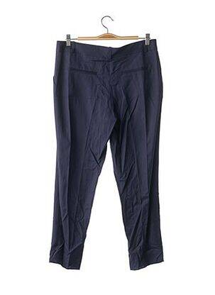 Pantalon 7/8 croială tip țigaretă talie joasă albastru DIANE VON FURSTENBERG femeie