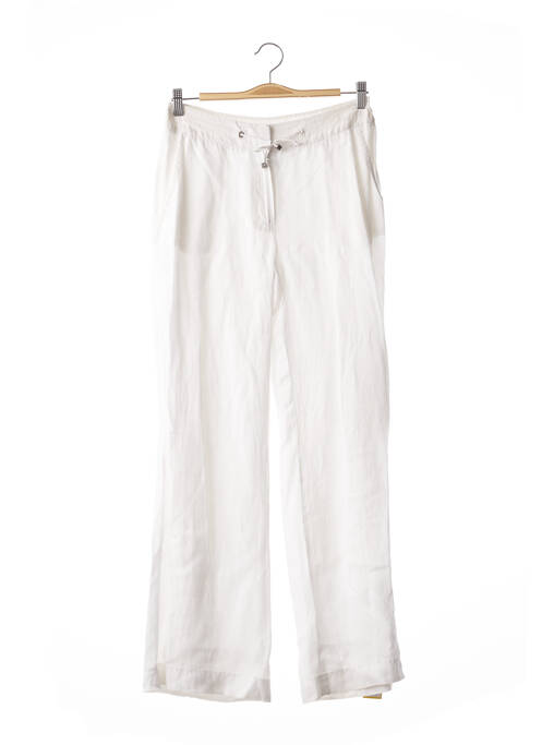 Pantalon larg alb GEORGES RECH femeie