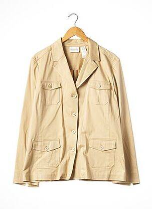 Jachete casual guler tip costum bej LIZ CLAIRBORNE femeie