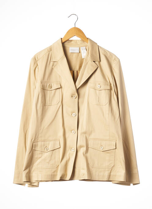 Jachete casual guler tip costum bej LIZ CLAIRBORNE femme