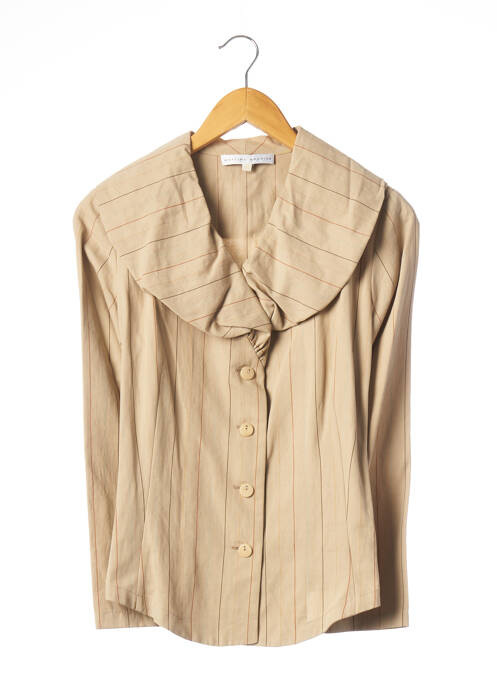 Jachete elegante bej MARTINE DOUVIER femeie