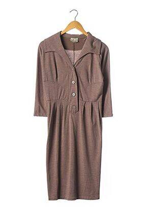 Rochie midi mâneci lungi mâneci lungi gri IRIE WASH femeie