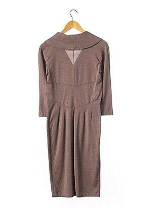 Rochie midi mâneci lungi mâneci lungi gri IRIE WASH femeie