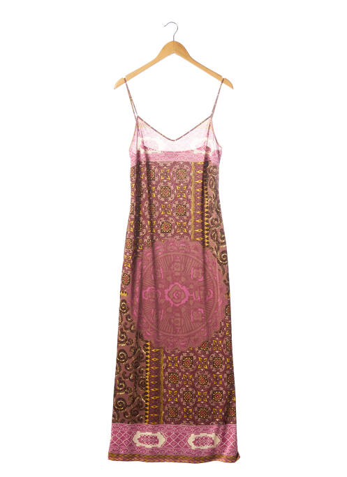 Rochie lungă roz ETRO  femeie