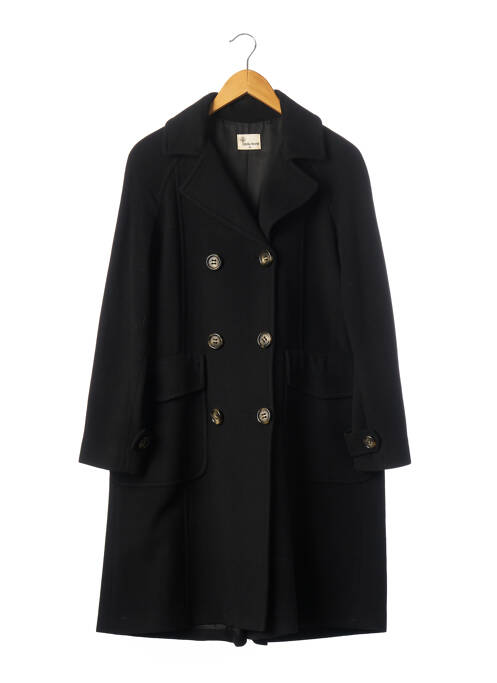 Palton lung negru STELLA FOREST femeie