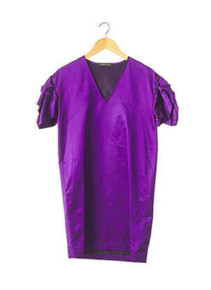 Rochie scurtă mâneci scurte mâneci scurte violet HAMISHMORROW femeie