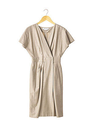 Rochie midi bej MAXMARA femeie