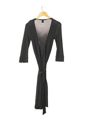 Rochie midi mâneci lungi mâneci lungi negru DIANE VON FURSTENBERG femeie