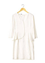 Rochie midi mâneci lungi mâneci lungi alb ALBERTA FERRETTI femeie