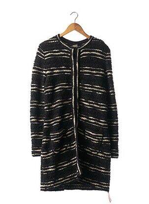 Palton lung negru LIL POUR L'AUTRE femeie