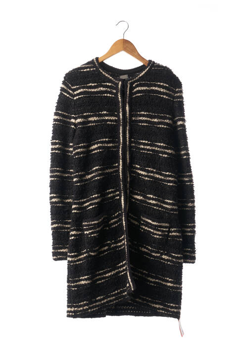 Palton lung negru LIL POUR L'AUTRE femeie