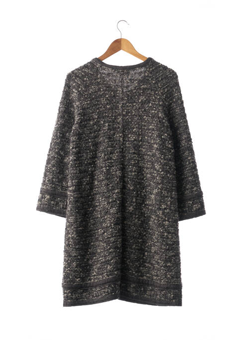 Palton lung gri LIL POUR L'AUTRE femeie