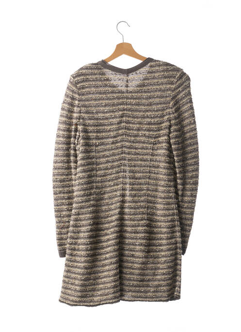 Palton lung gri LIL POUR L'AUTRE femeie