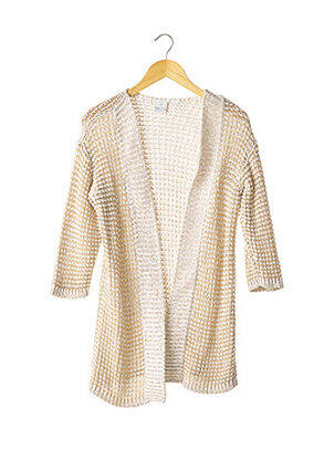 Vestă cu mâneci lungi bej MADELEINE femeie