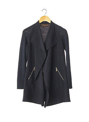 Vestă cu mâneci lungi albastru APOSTROPHE femeie