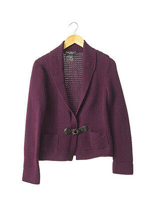 Vestă cu mâneci lungi violet SALVATORE FERRAGAMO femeie