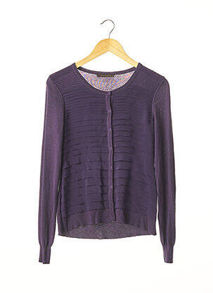 Vestă cu mâneci lungi violet APOSTROPHE femeie