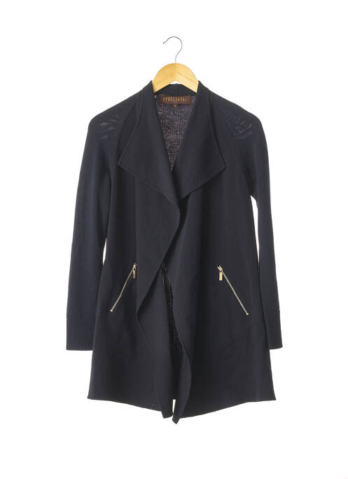 Vestă cu mâneci lungi albastru APOSTROPHE femeie