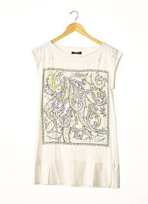 Tunică mâneci scurte bej PIAZZA SEMPIONE femeie