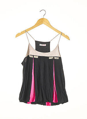 Top guler rotund negru EROTOKRITOS femeie