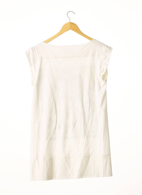 Tunică mâneci scurte țesătură jersey bej PIAZZA SEMPIONE femme