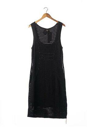 Rochie pulover croială dreaptă fără mâneci negru CATHERINE MALANDRINO femeie