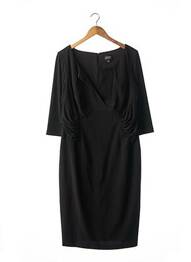 Rochie scurtă mâneci 3/4 mâneci 3/4 negru ADRIANNA PAPELL femme