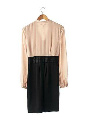Rochie midi mâneci lungi mâneci lungi negru HALSTON HERITAGE femeie
