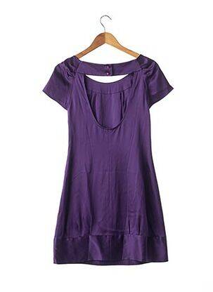 Rochie midi mâneci scurte mâneci scurte violet SEARLE femme