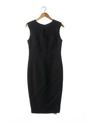Rochie midi fără mâneci fără mâneci negru ARZU KAPROL femeie