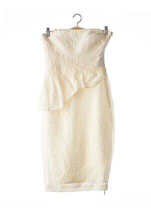 Rochie midi bej BADGLEY MISCHKA femeie