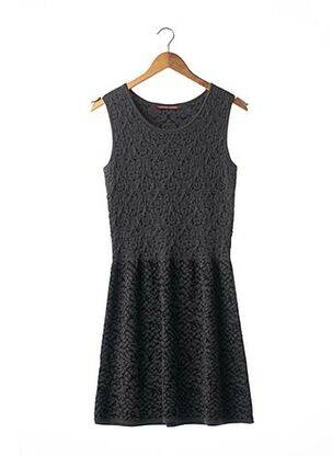 Rochie pulover guler rotund fără mâneci gri COMPTOIR DES COTONNIERS femeie