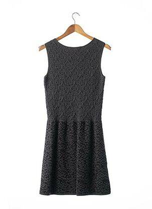 Rochie pulover guler rotund fără mâneci gri COMPTOIR DES COTONNIERS femeie