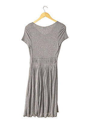 Rochie midi mâneci scurte mâneci scurte gri REPETTO femeie