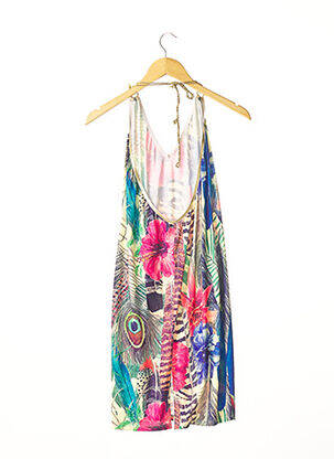 Rochie midi imprimeu floral galben RITUALETS femeie