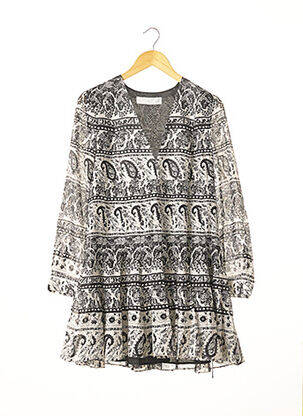 Rochie scurtă croială evazată mâneci lungi negru THAKOON ADDITION femeie