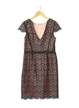 Rochie midi mâneci scurte mâneci scurte negru HOSS femeie
