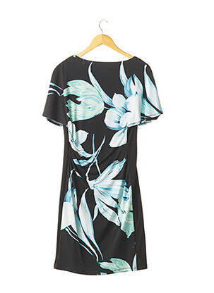 Rochie midi imprimeu floral negru FRANK LYMAN femeie