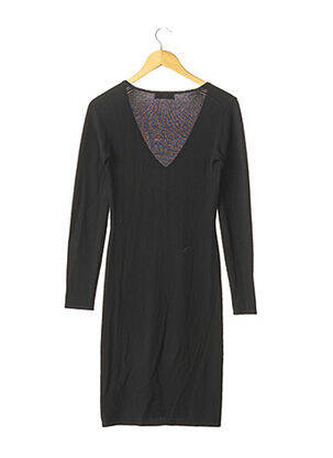 Rochie pulover guler în v mâneci lungi negru HOBBS femeie