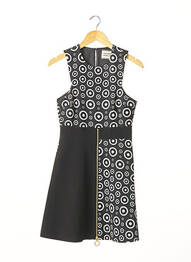 Rochie midi fără mâneci fără mâneci negru FAUSTO PUGLISI femeie