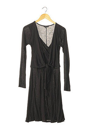 Rochie midi mâneci lungi mâneci lungi negru TARA JARMON femeie