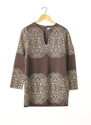 Tunică mâneci lungi maro PAUL & JOE femeie