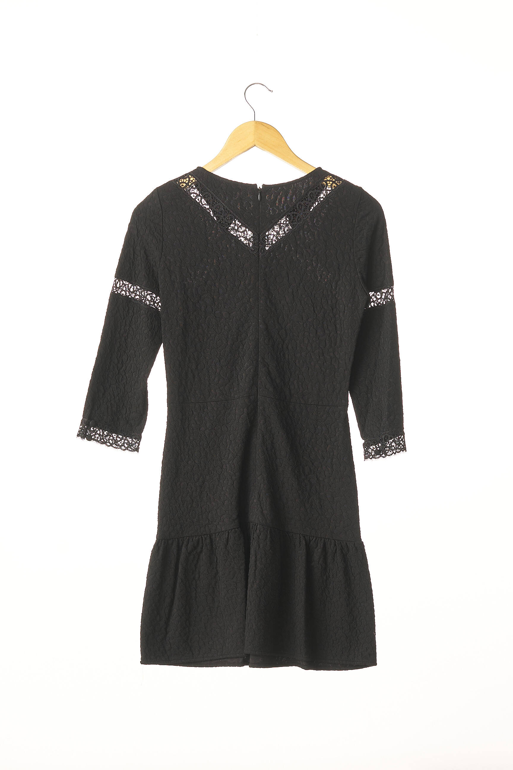 Rochie midi închidere cu fermoar la spate negru THE KOOPLES femeie
