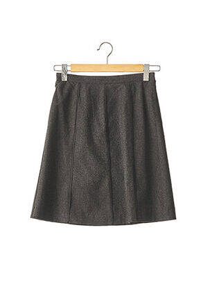 Fustă midi gri FRANCK NAMANI femeie