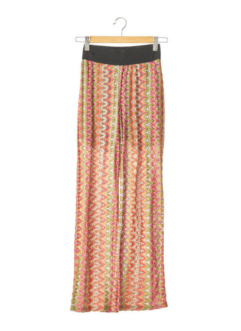 Pantalon drept roz SANS MARQUE femeie