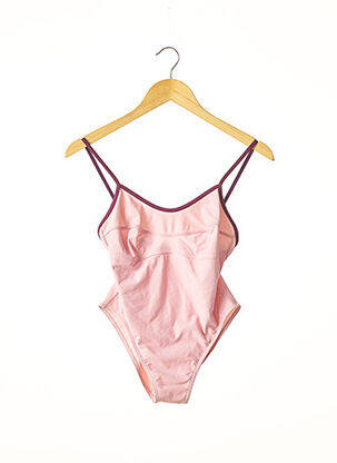 Costum de baie dintr-o singură piesă roz KIWI femeie