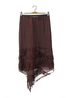 Fustă midi roșu NATHALIE GARCON femeie