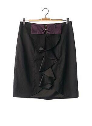 Fustă midi negru JIN-JA femeie