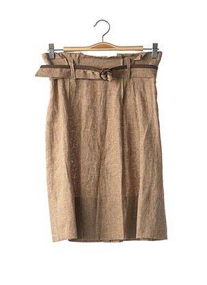 Fustă midi bej GUNEX femeie