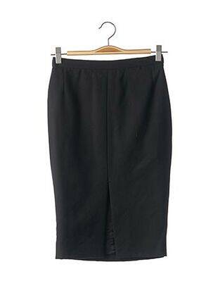 Fustă midi talie înaltă negru LANVIN femeie